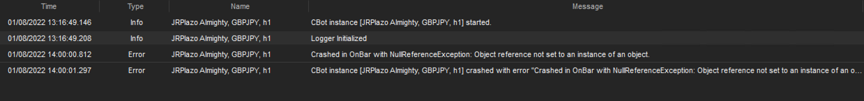 Error Messages