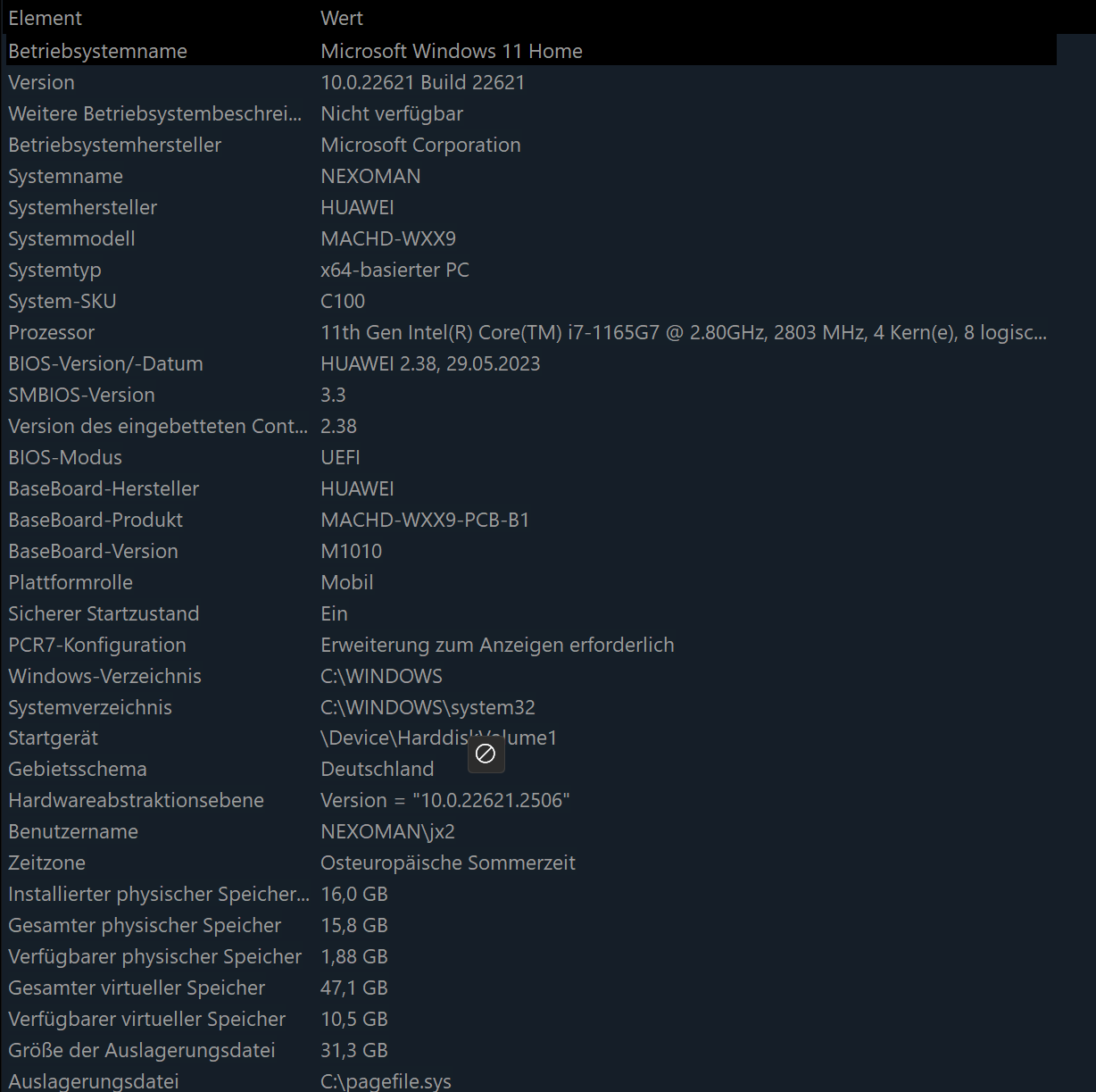 System Information